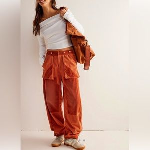 Free People We The Free Bonneville Wide Leg Cords NWT Small
